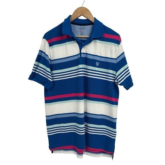 Chaps The Everyday Polo Bold Stripe Medium - Picture 1 of 5